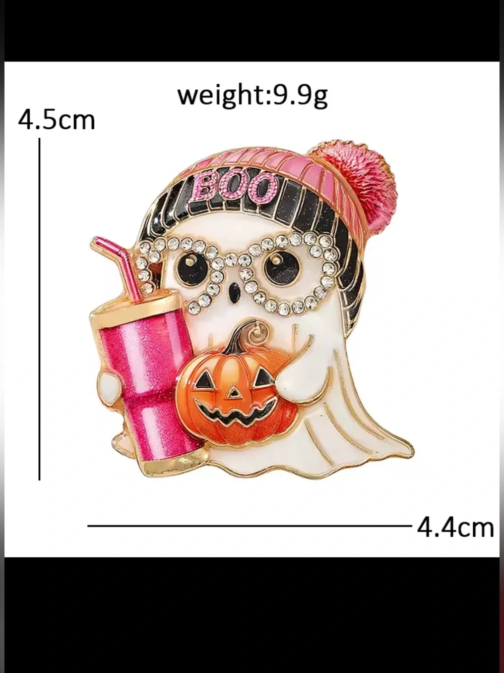 Cute Halloween Ghost Pumpkin Brooch Pin